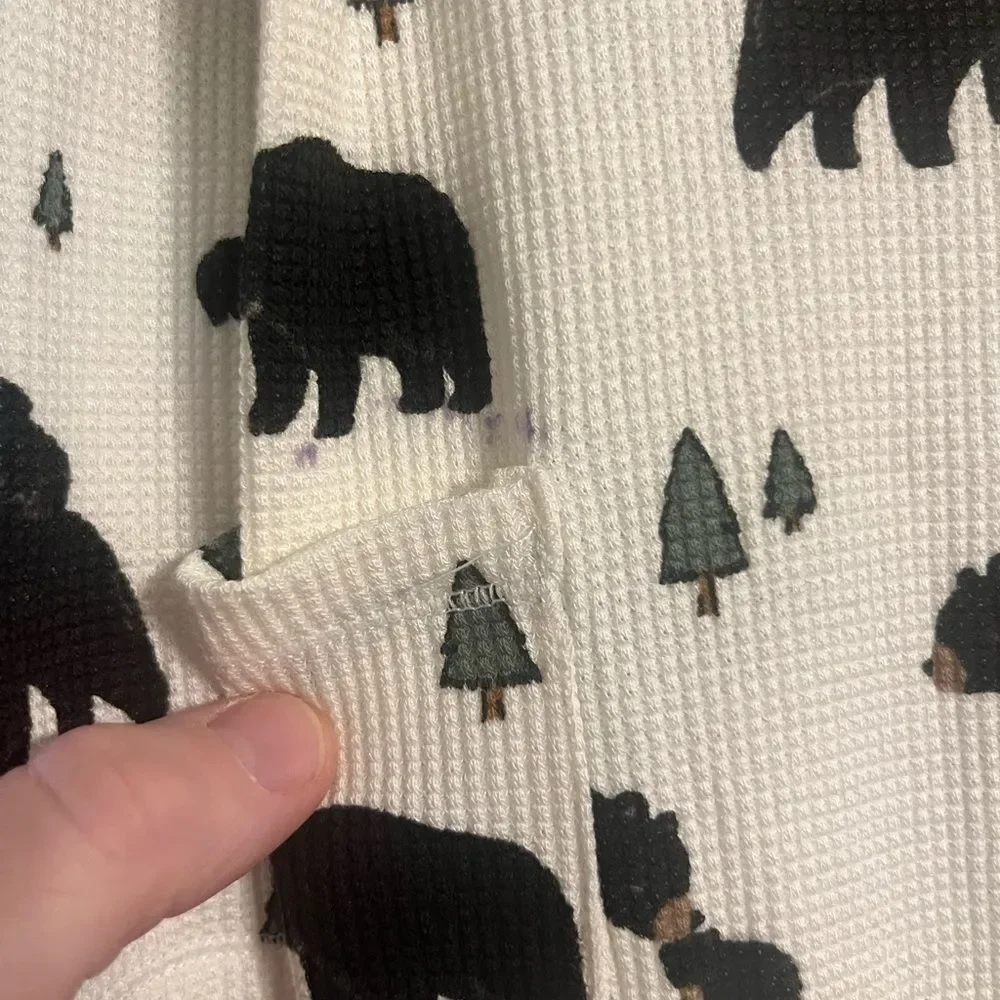 🐻 Angel Dear Bear Print Baby Onesie | Size 12–18M | NWT - Picture 5 of 5